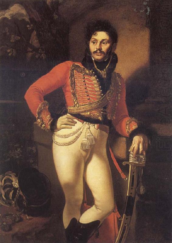 Kiprensky, Orest Portrait of Yevgraf Davydov,Colonel of The Life-Guards china oil painting image